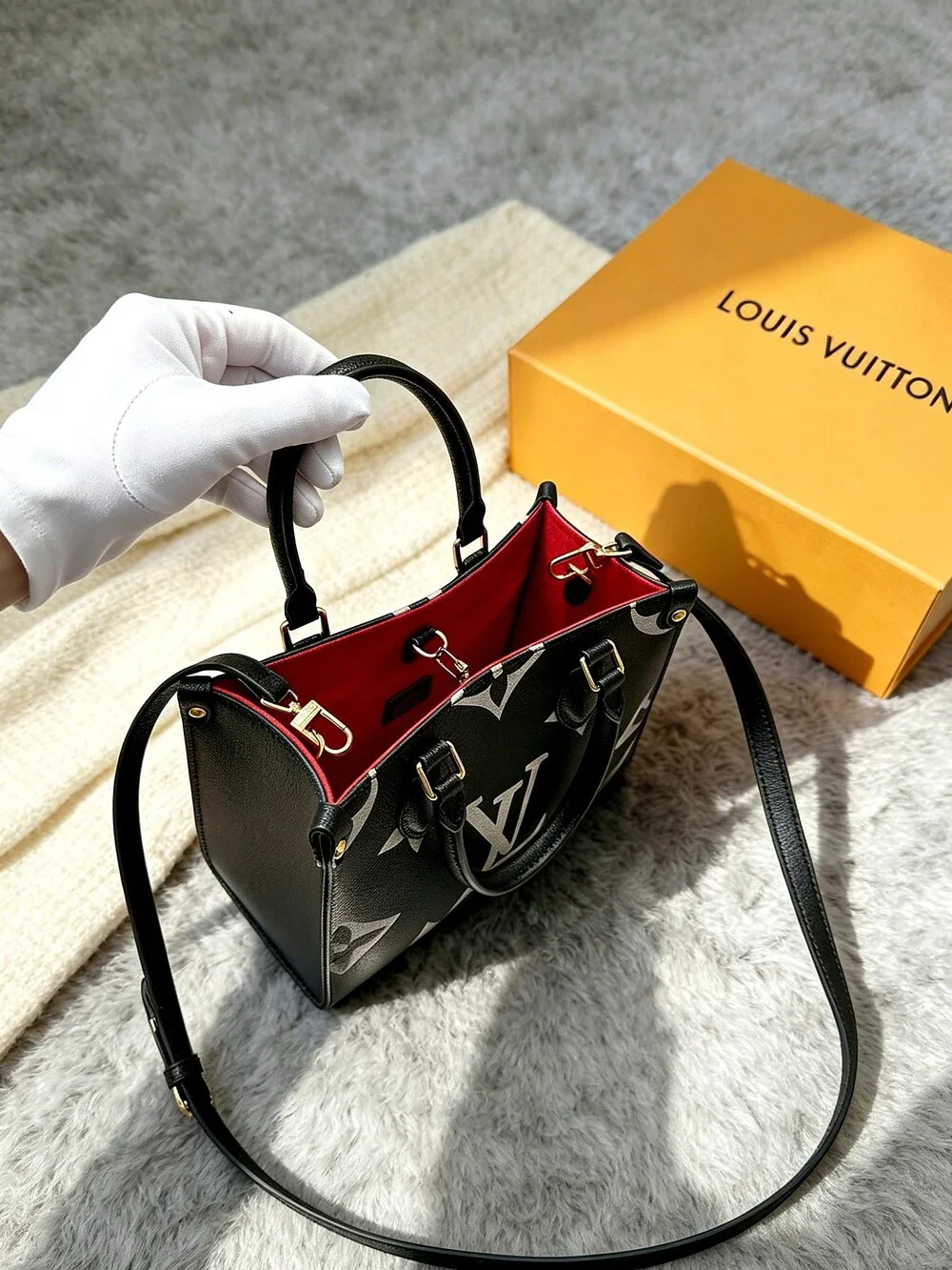 Louis Vuitton Monogram Empreinte Bicolor Black